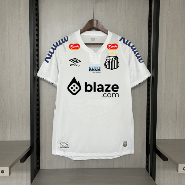 Camisa Santos 2023  Torcedor Umbro Masculina -Branco