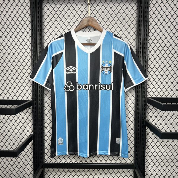 Camisa Grêmio I 24/25 Torcedor Umbro Masculina - Azul+Preto