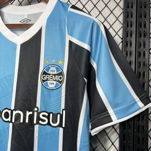 Camisa Grêmio I 24/25 Torcedor Umbro Masculina - Azul+Preto - Image 2