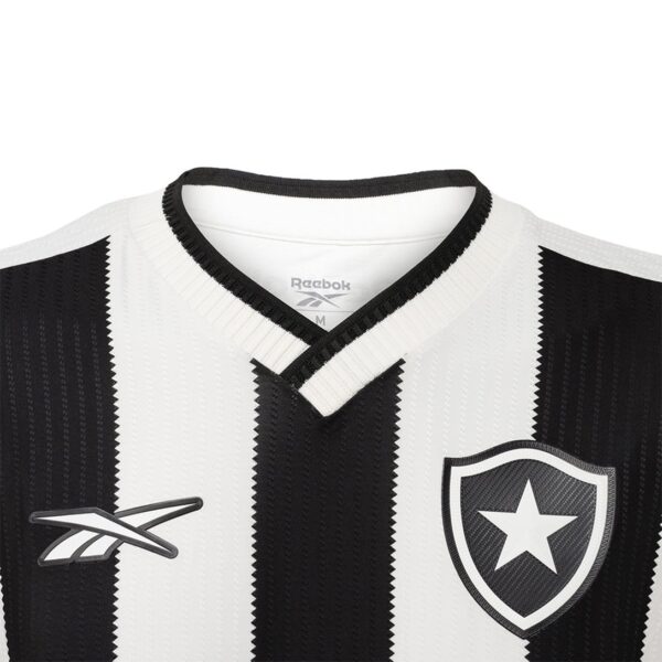 Camisa Botafogo I 24/25 Torcedor Reebok Masculina - Off White+Preto - Image 3