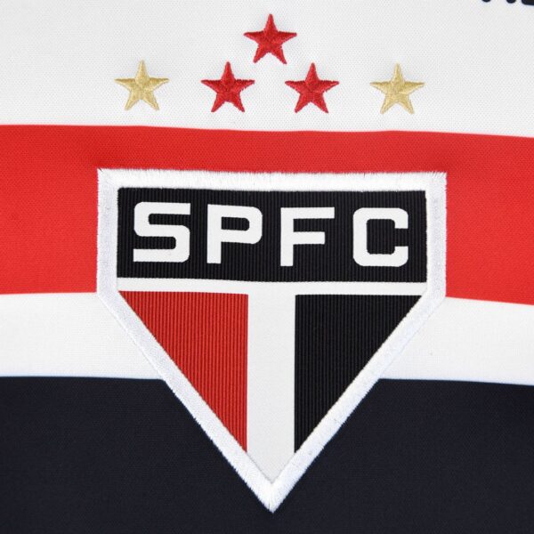 Camisa São Paulo 25/26 Home Torcedor New Balance Masculina - Branco+Vermelho - Image 7