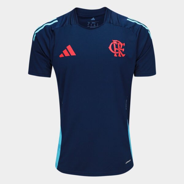 Camisa Flamengo 25/26 Treino Adidas Masculina - Marinho