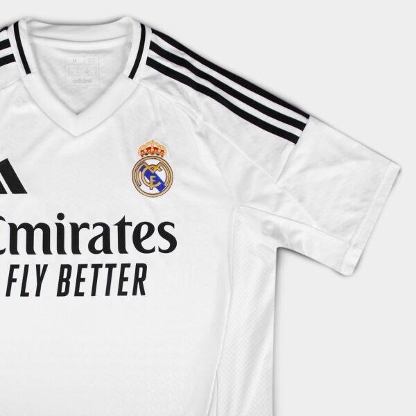 Camisa Real Madrid Home 24/25 Torcedor Adidas Masculina - Branco - Image 3