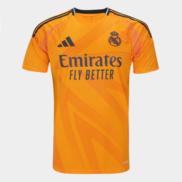 Camisa Real Madrid Away 24/25 Torcedor Adidas Masculina - Laranja