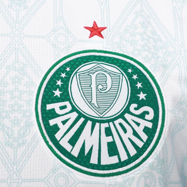 Camisa Palmeiras Away 25/26 Torcedor Puma Masculina - Branco - Image 6